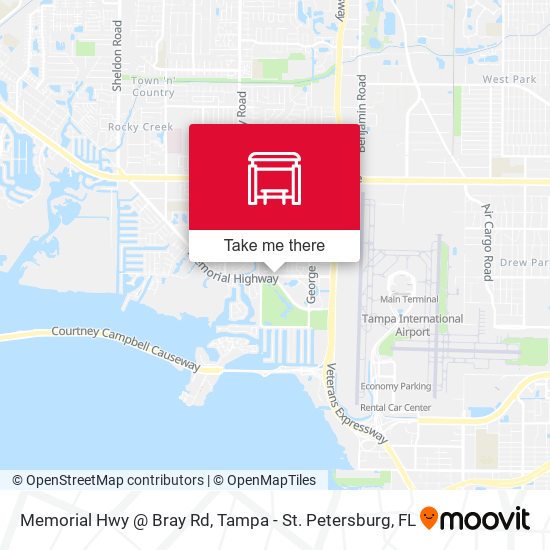 Memorial Hwy @ Bray Rd map