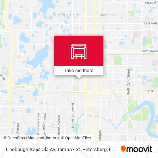 Mapa de Linebaugh Av @ Ola Av