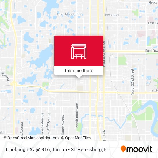 Linebaugh Av @ 816 map