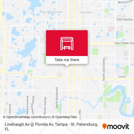 Linebaugh Av @ Florida Av map