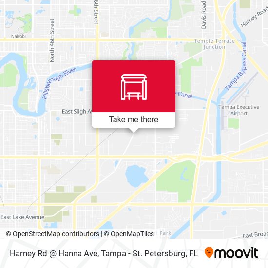 Harney Rd @ Hanna Ave map