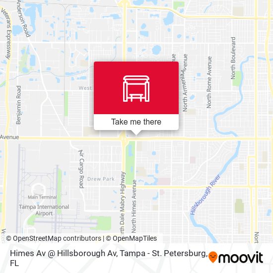 Mapa de Himes Av @ Hillsborough Av