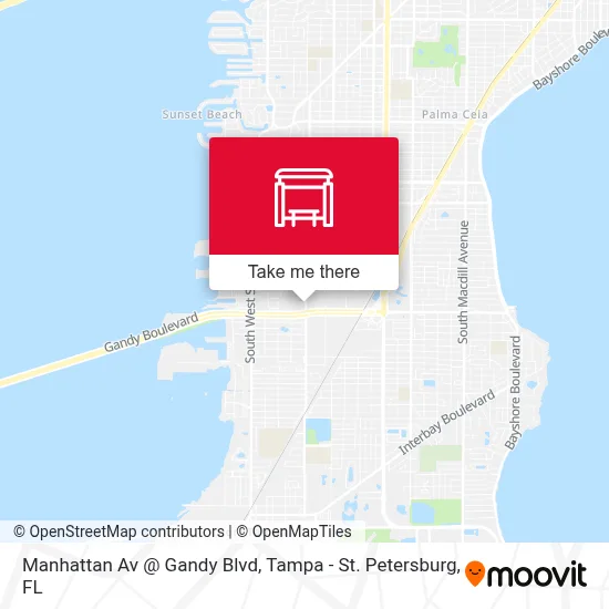 Manhattan Av @ Gandy Blvd map