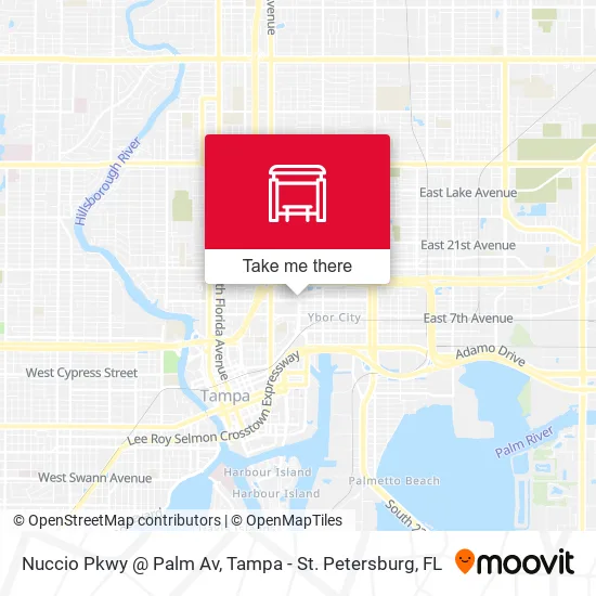 Mapa de Nuccio Pkwy @ Palm Av