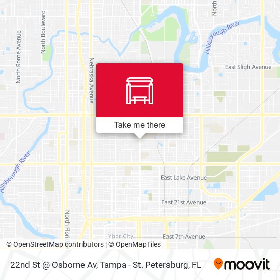 22nd St @ Osborne Av map