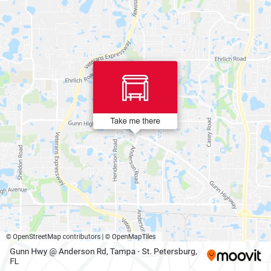 Mapa de Gunn Hwy @ Anderson Rd