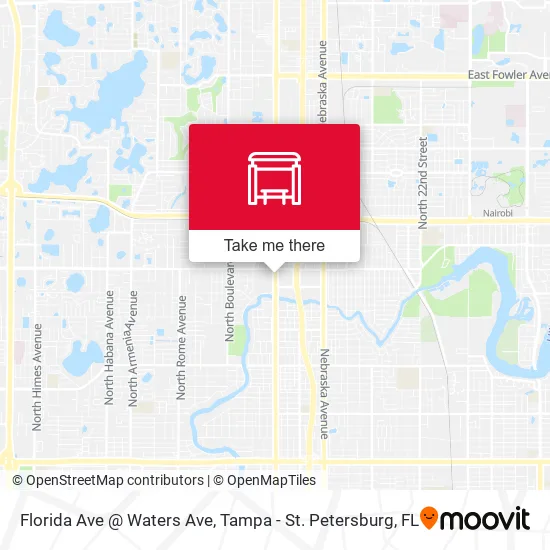 Florida Ave @ Waters Ave map