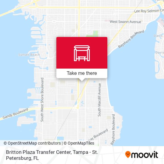 Mapa de Britton Plaza Transfer Center