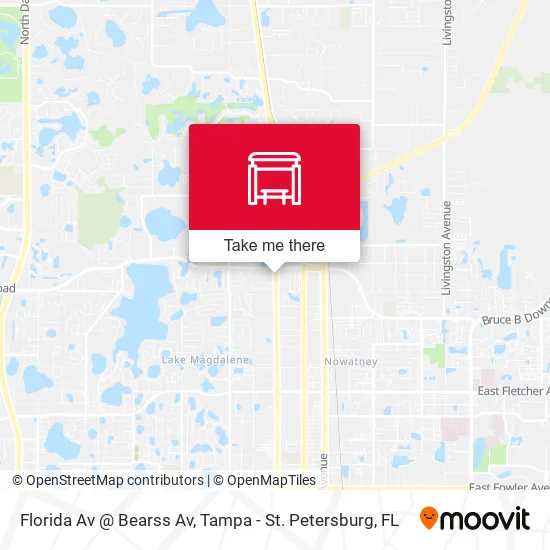 Florida Av @ Bearss Av map