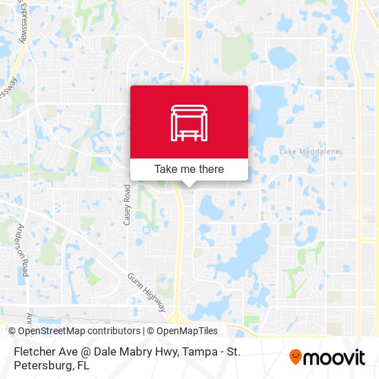 Mapa de Fletcher Ave @ Dale Mabry Hwy