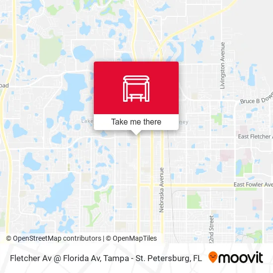 Fletcher Av @ Florida Av map