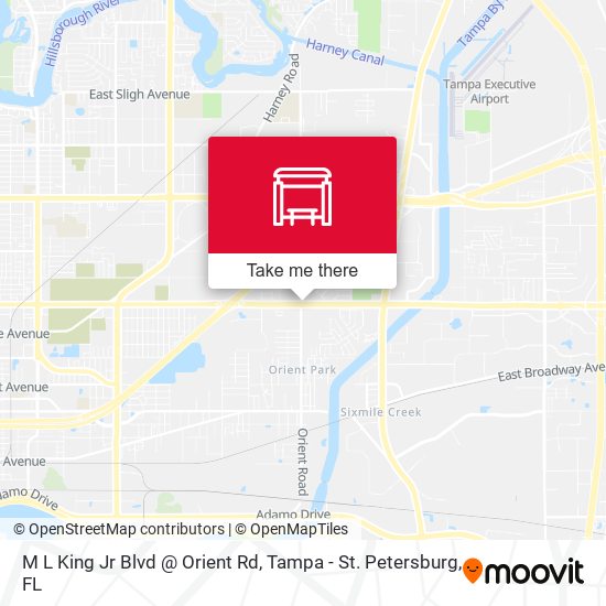 M L King Jr Blvd @ Orient Rd map