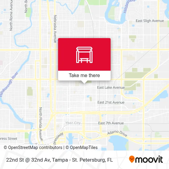 22nd St @ 32nd Av map