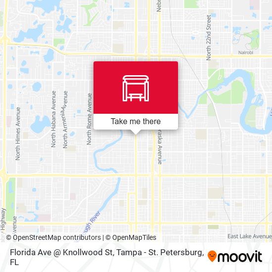 Florida Ave @ Knollwood St map