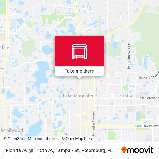 Florida Av @ 145th Av map