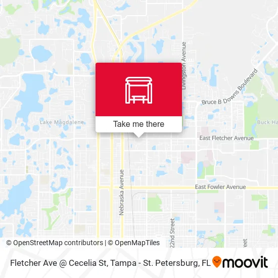 Fletcher Ave @ Cecelia St map