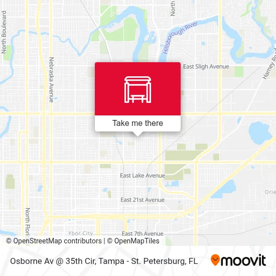 Osborne Av @ 35th Cir map
