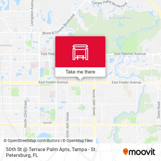 Mapa de 50th St @ Terrace Palm Apts
