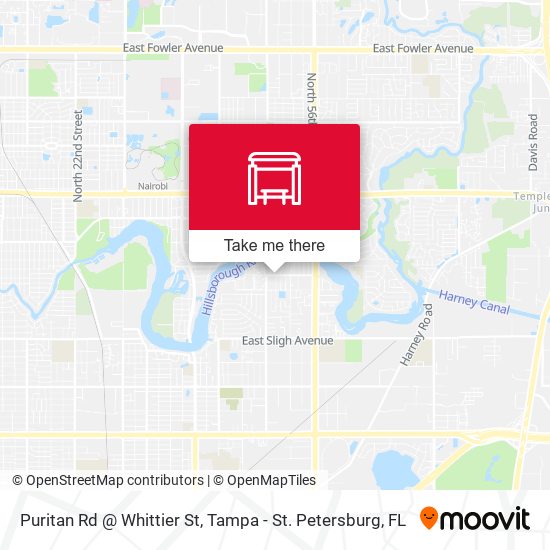 Puritan Rd @ Whittier St map