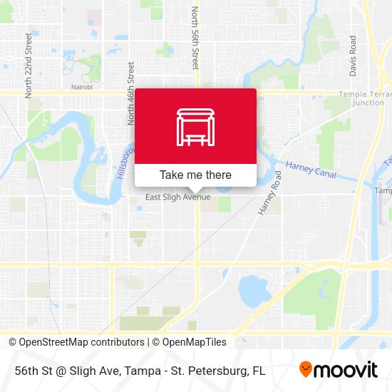 56th St @ Sligh Ave map