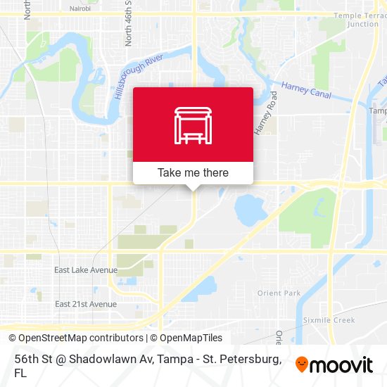 Mapa de 56th St @ Shadowlawn Av