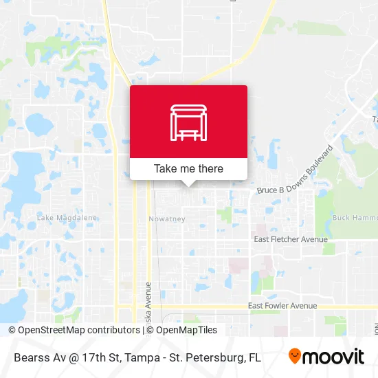 Mapa de Bearss Av @ 17th St