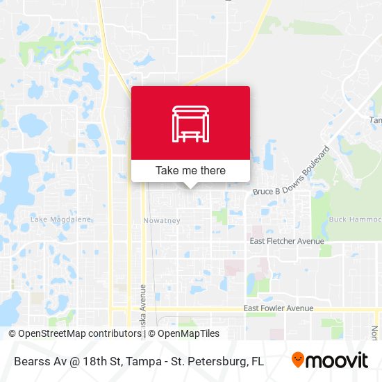 Mapa de Bearss Av @ 18th St