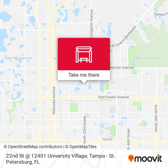 22nd St @ 12401 University Village map