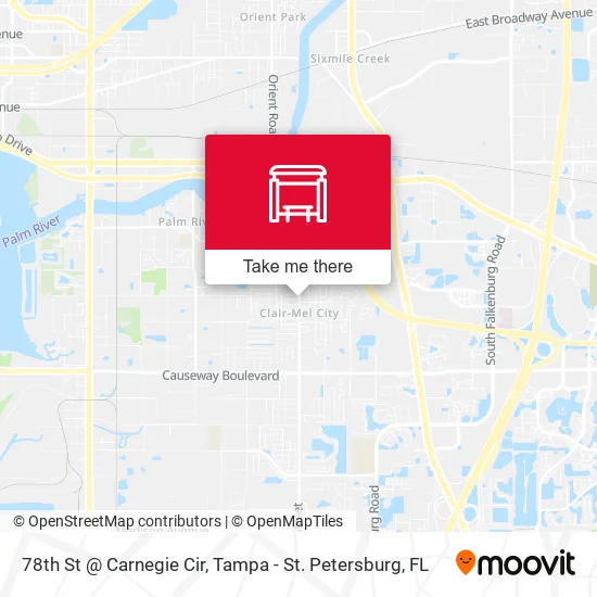 Mapa de 78th St @ Carnegie Cir