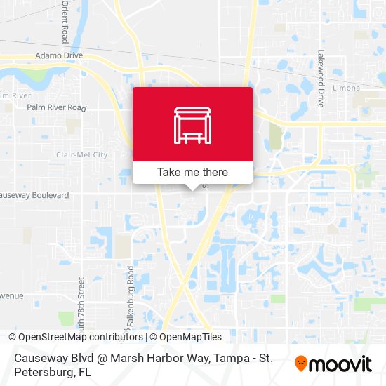 Causeway Blvd @ Marsh Harbor Way map