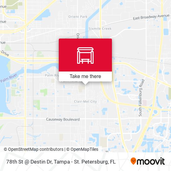 78th St @ Destin Dr map