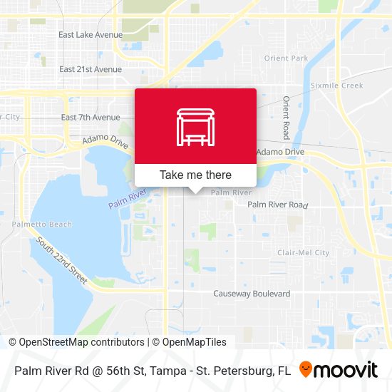 Mapa de Palm River Rd @ 56th St