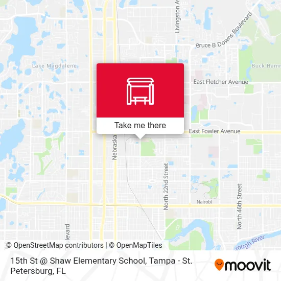 15th St @ Shaw Elementary School map
