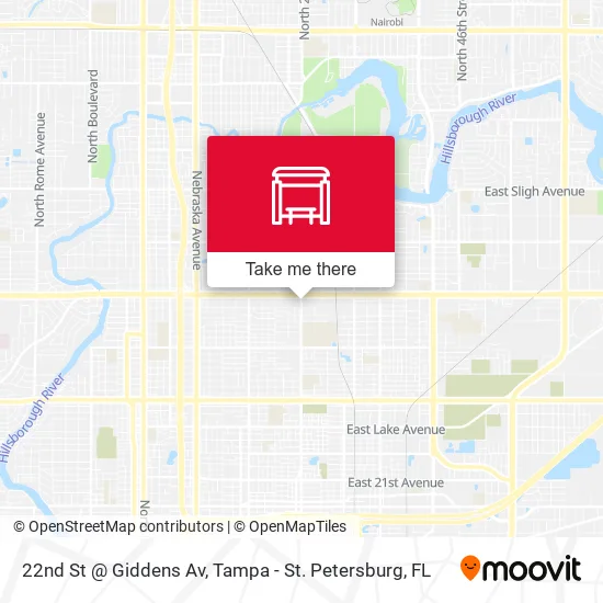 Mapa de 22nd St @ Giddens Av