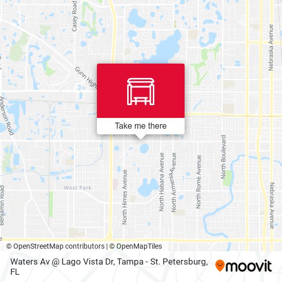 Waters Av @ Lago Vista Dr map