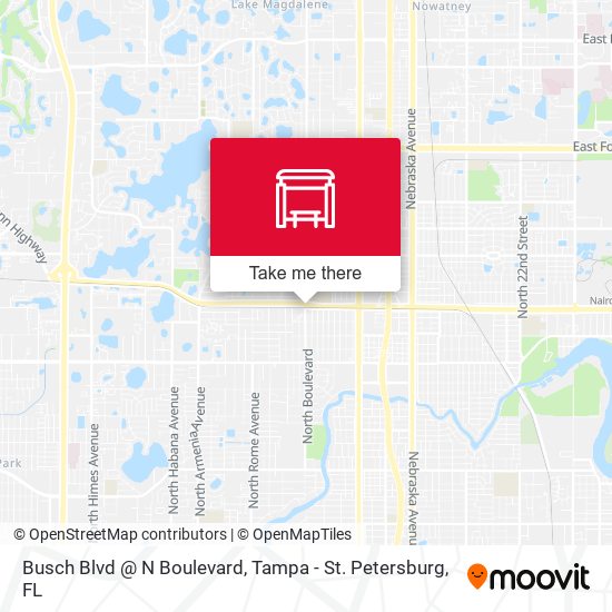 Busch Blvd @ N Boulevard map