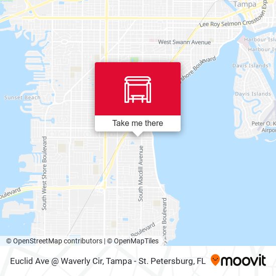 Euclid Ave @ Waverly Cir map