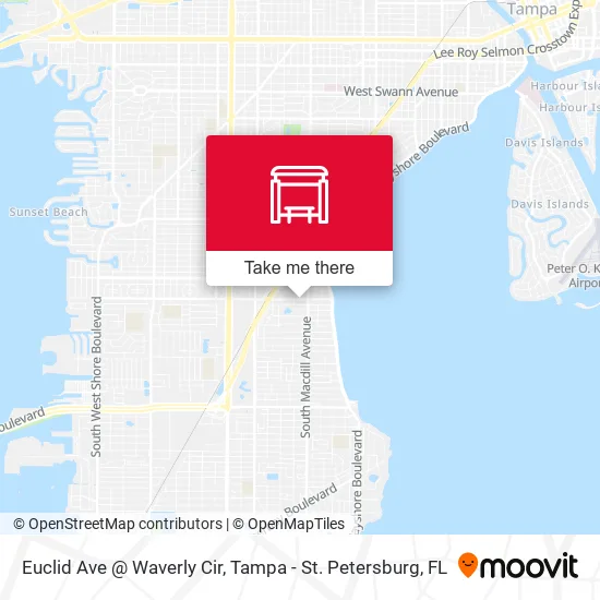Euclid Ave @ Waverly Cir map