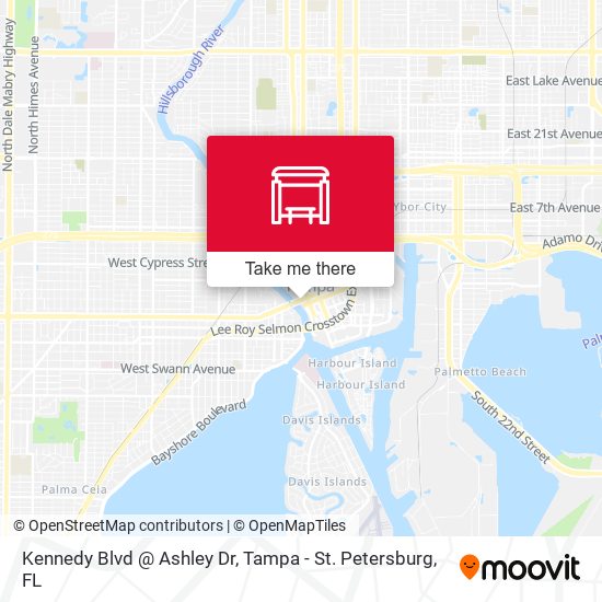 Kennedy Blvd @ Ashley Dr map