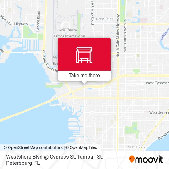 Mapa de Westshore Blvd @ Cypress St