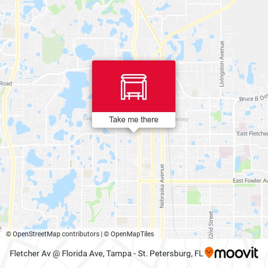 Mapa de Fletcher Av @ Florida Ave
