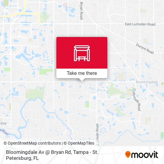 Mapa de Bloomingdale Av @ Bryan Rd