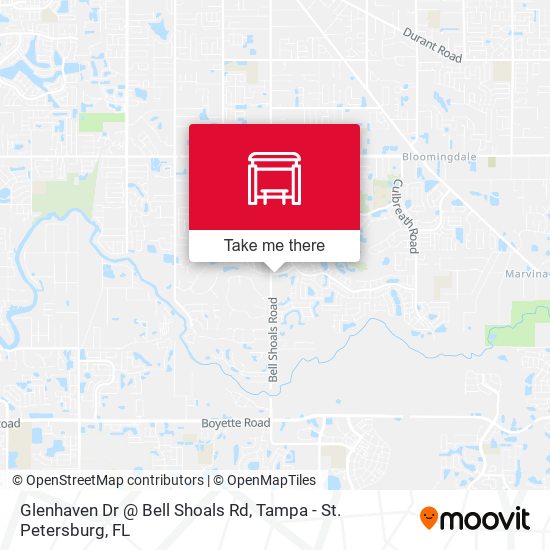 Glenhaven Dr @ Bell Shoals Rd map