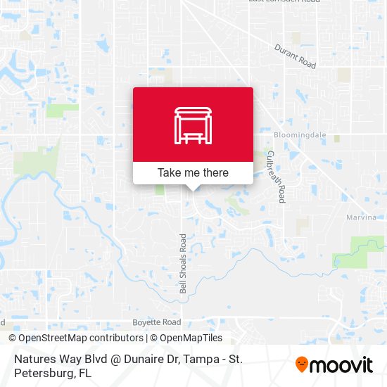 Natures Way Blvd @ Dunaire Dr map