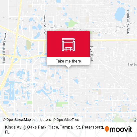 Kings Av @ Oaks Park Place map