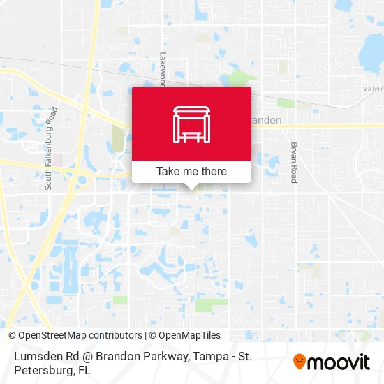 Mapa de Lumsden Rd @ Brandon Parkway
