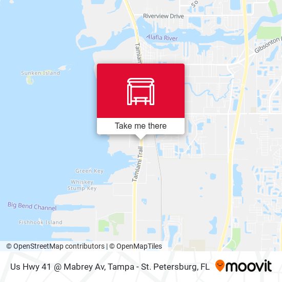 Us Hwy 41 @ Mabrey Av map