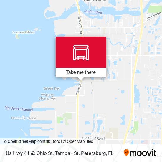 Mapa de Us Hwy 41 @ Ohio St