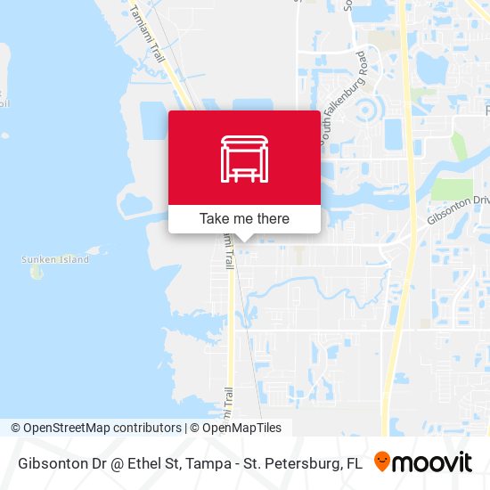 Gibsonton Dr @ Ethel St map
