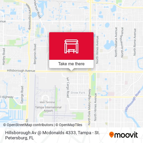Mapa de Hillsborough Av @ Mcdonalds 4333